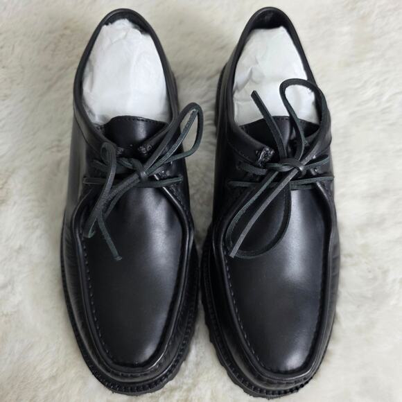 Madewell x G.H.BASS Wallace Leather Moc Lug Sole Moccasin Black Mens Size 8 NEW main image 10